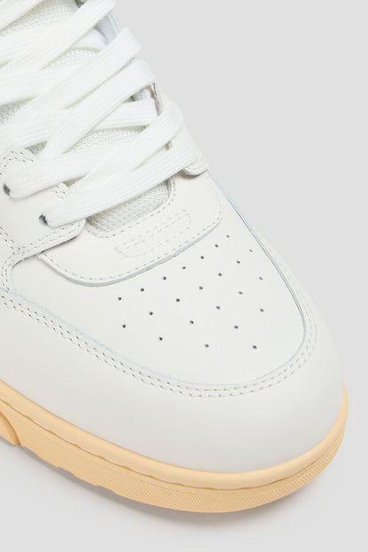 Off-White Out Of Office Leather High-Top Sneakers White