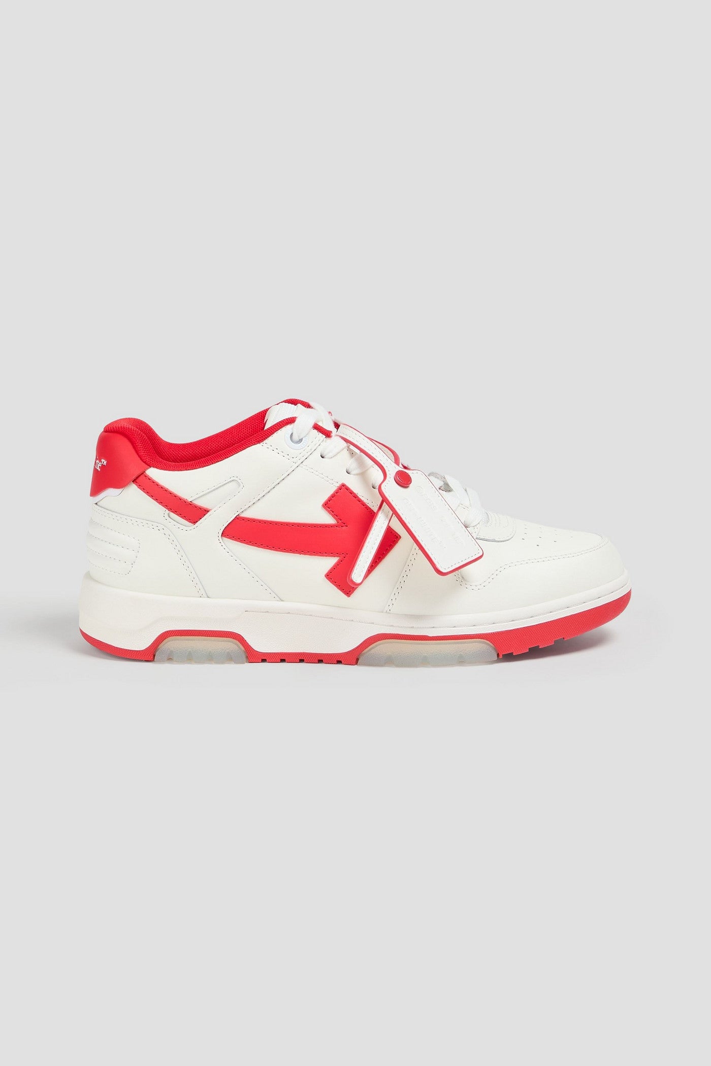 Off-White Out Of Office Leather Sneakers Ivory