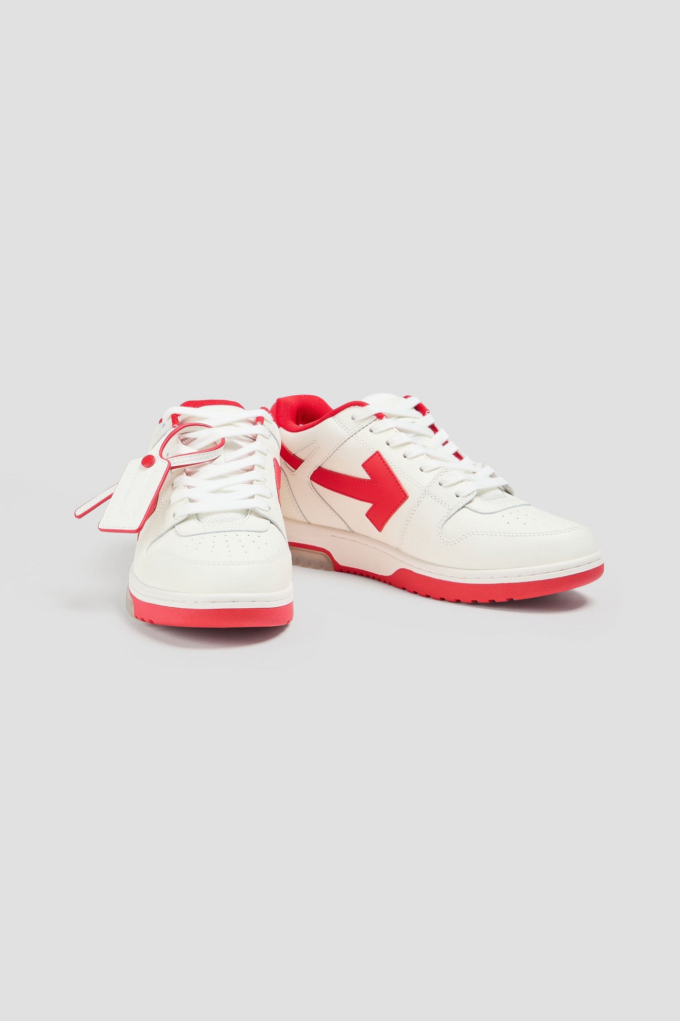 Off-White Out Of Office Leather Sneakers Ivory