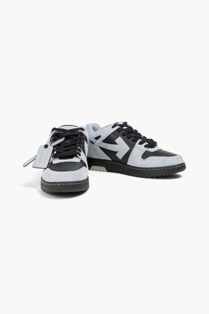 Off-White Out Of Office Suede And Leather Sneakers Black