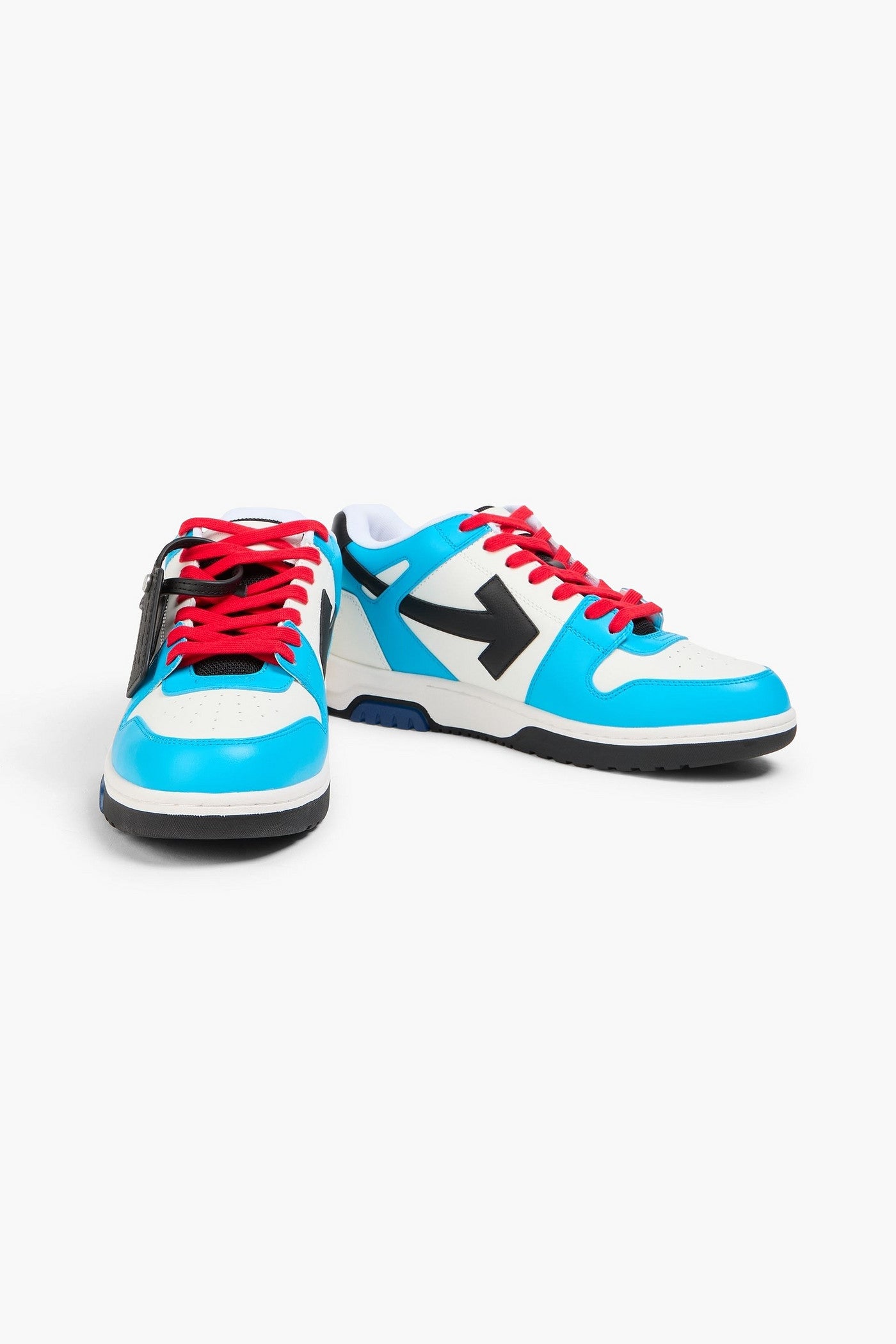 Off-White Out Of Office Leather Sneakers Azure