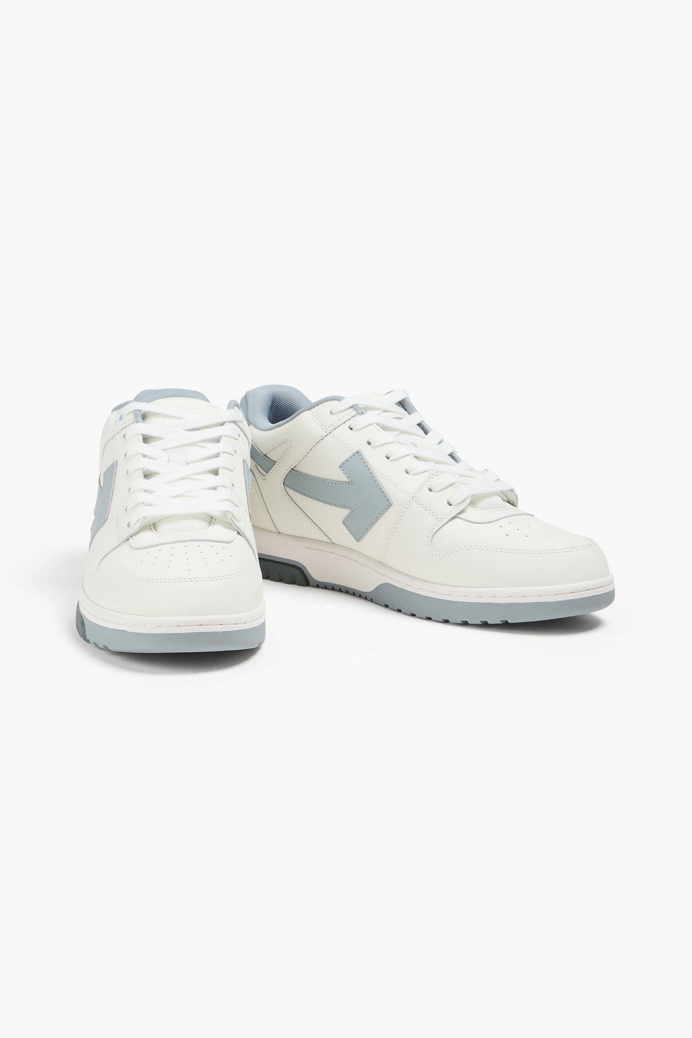 Off-White Out Of Office Leather Sneakers Sky Blue