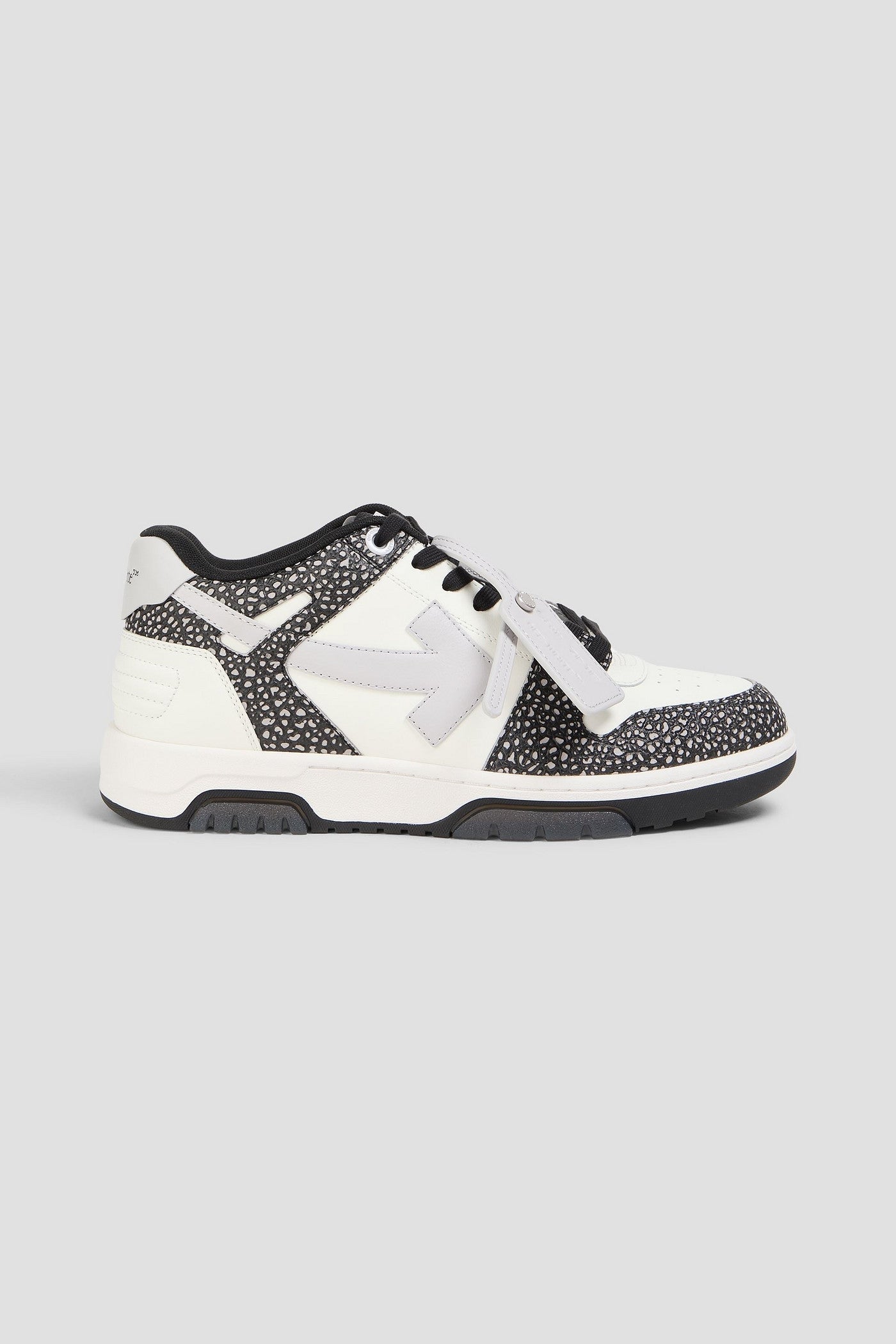 Off-White Out Of Office Textured-Leather Sneakers White
