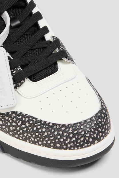 Off-White Out Of Office Textured-Leather Sneakers White