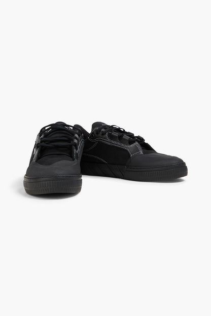 Off-White Out Of Office Suede And Leather Sneakers Black