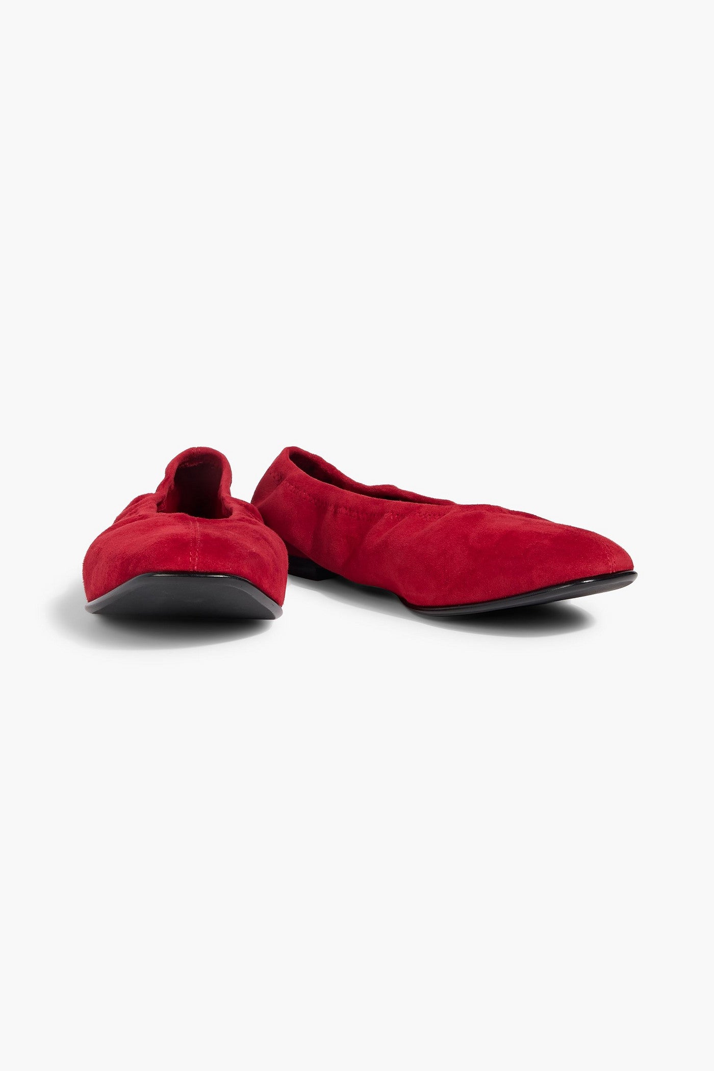 Simkhai Danna Suede Ballet Flats Red Women's