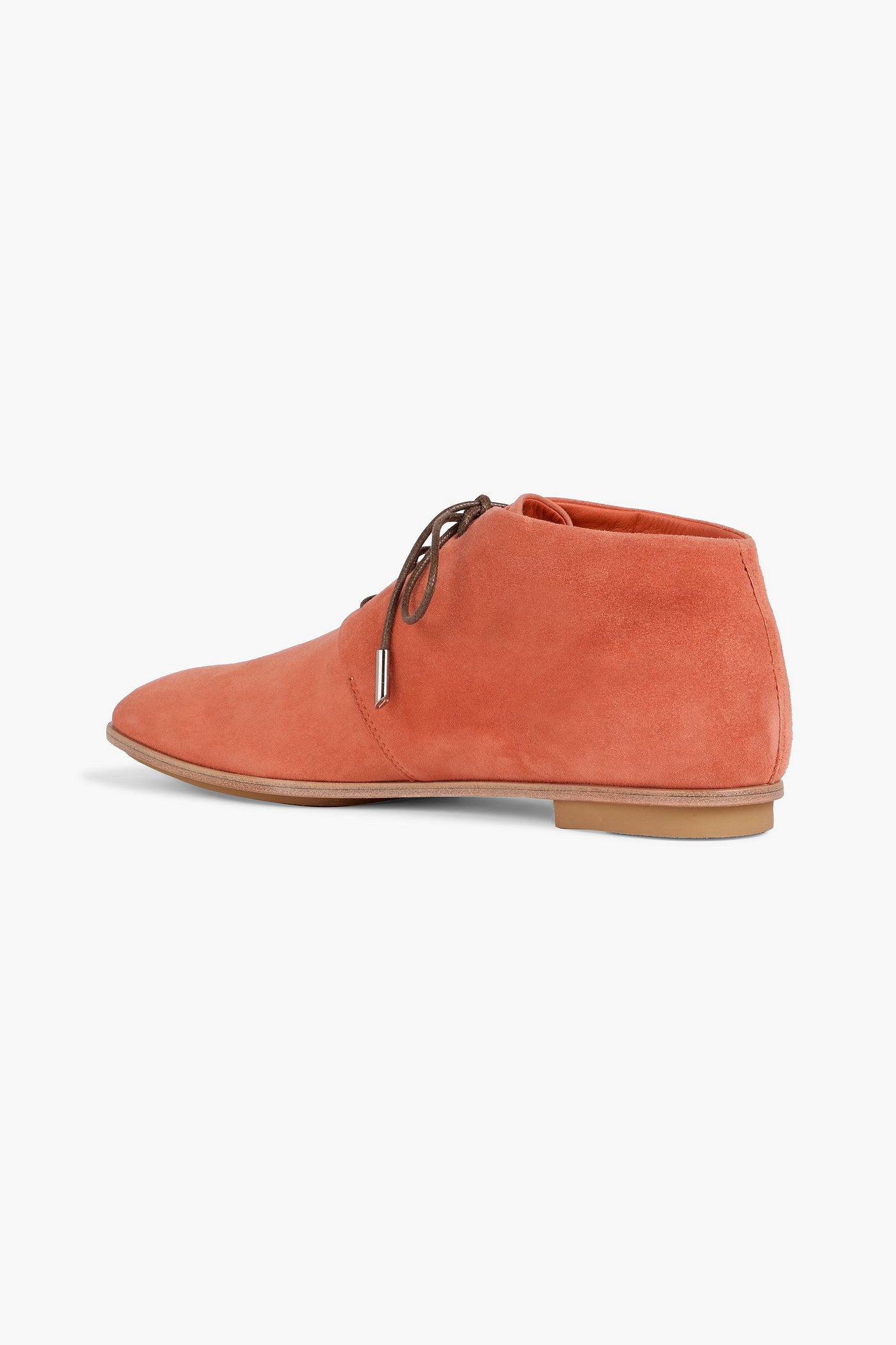 Tod's Suede Ankle Boots Coral Women's