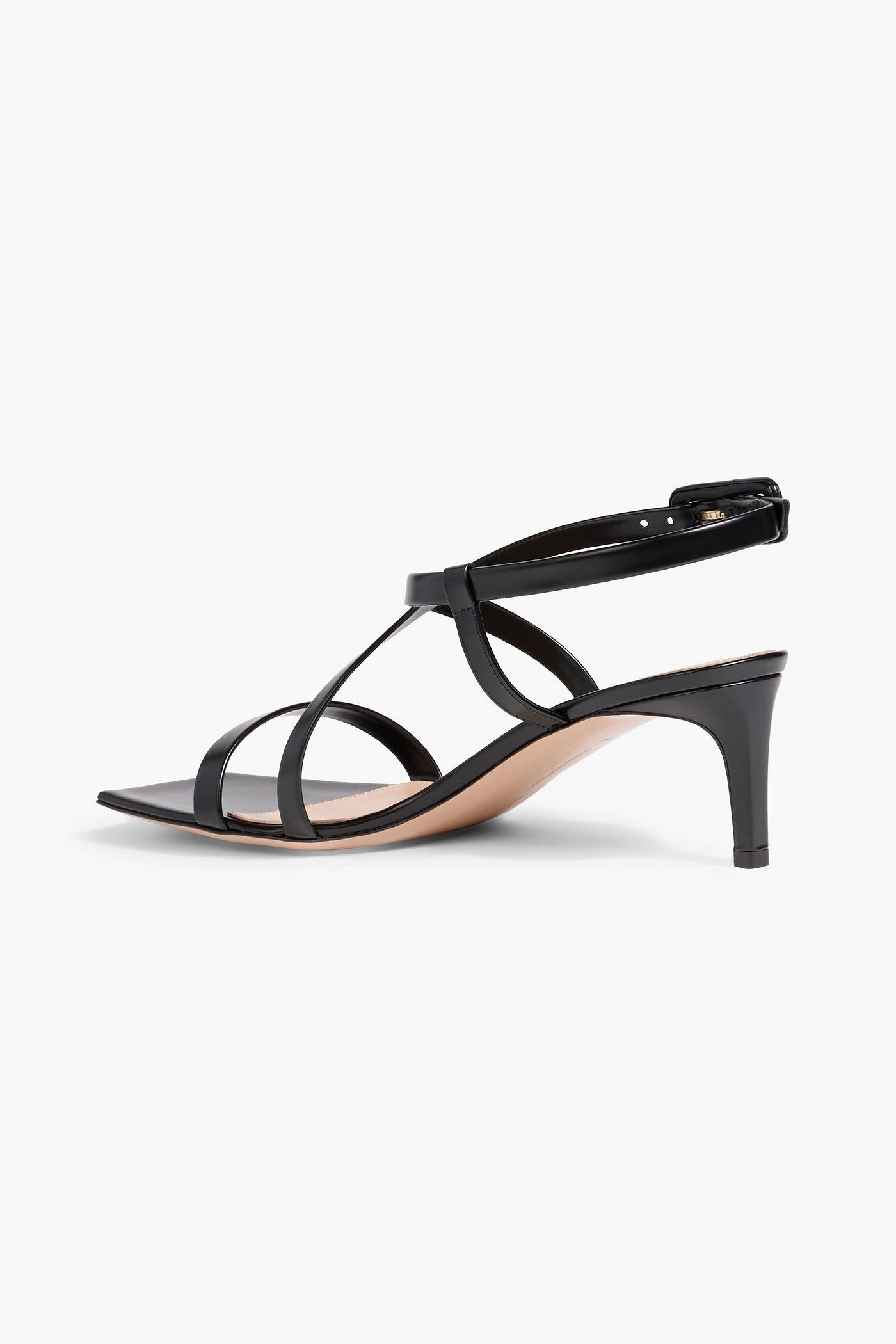 Gianvito Rossi Lindsay Leather Sandals Black Women's