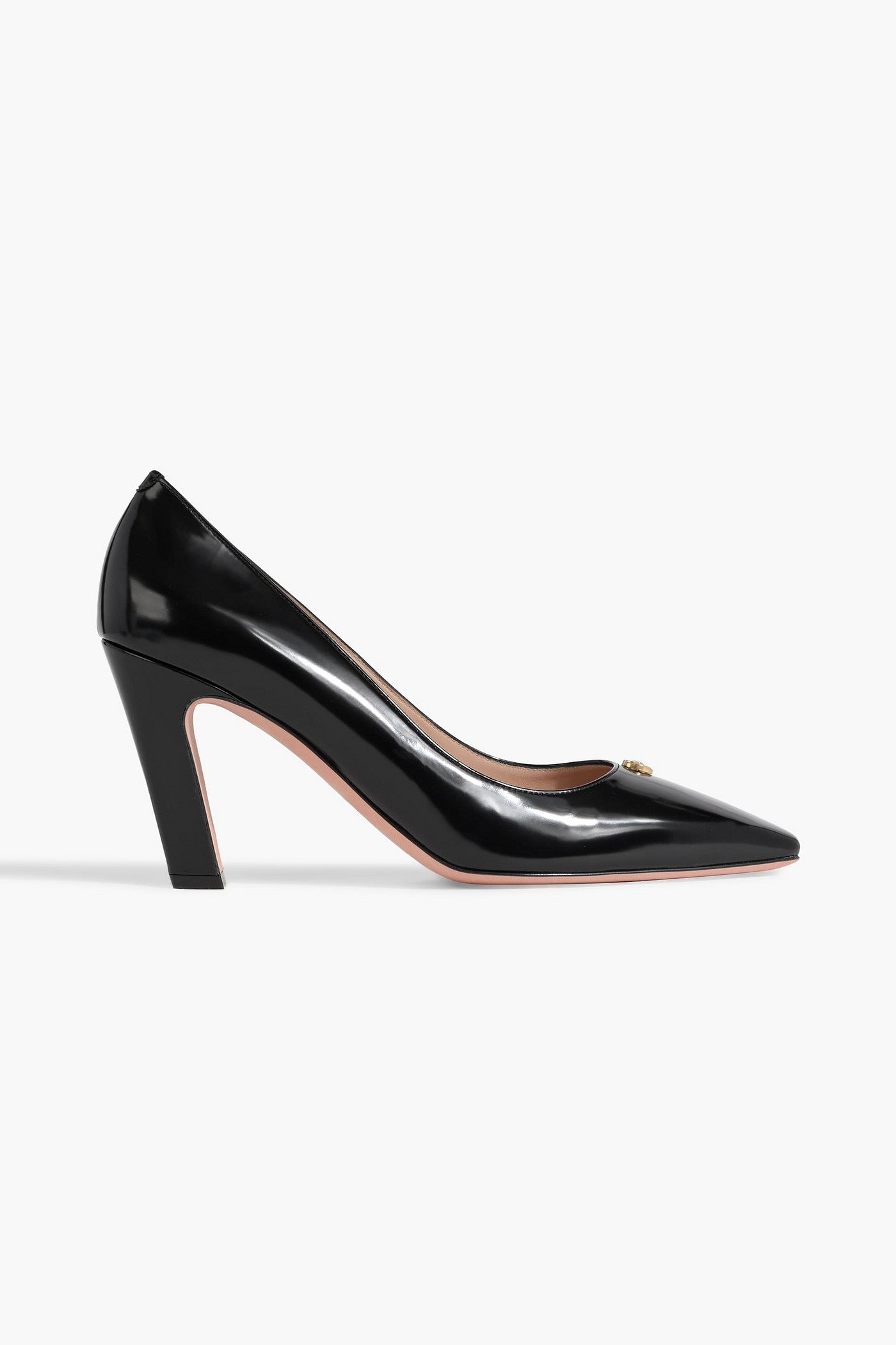 Bally Serpin 85 Patent-Leather Pumps Black Women's