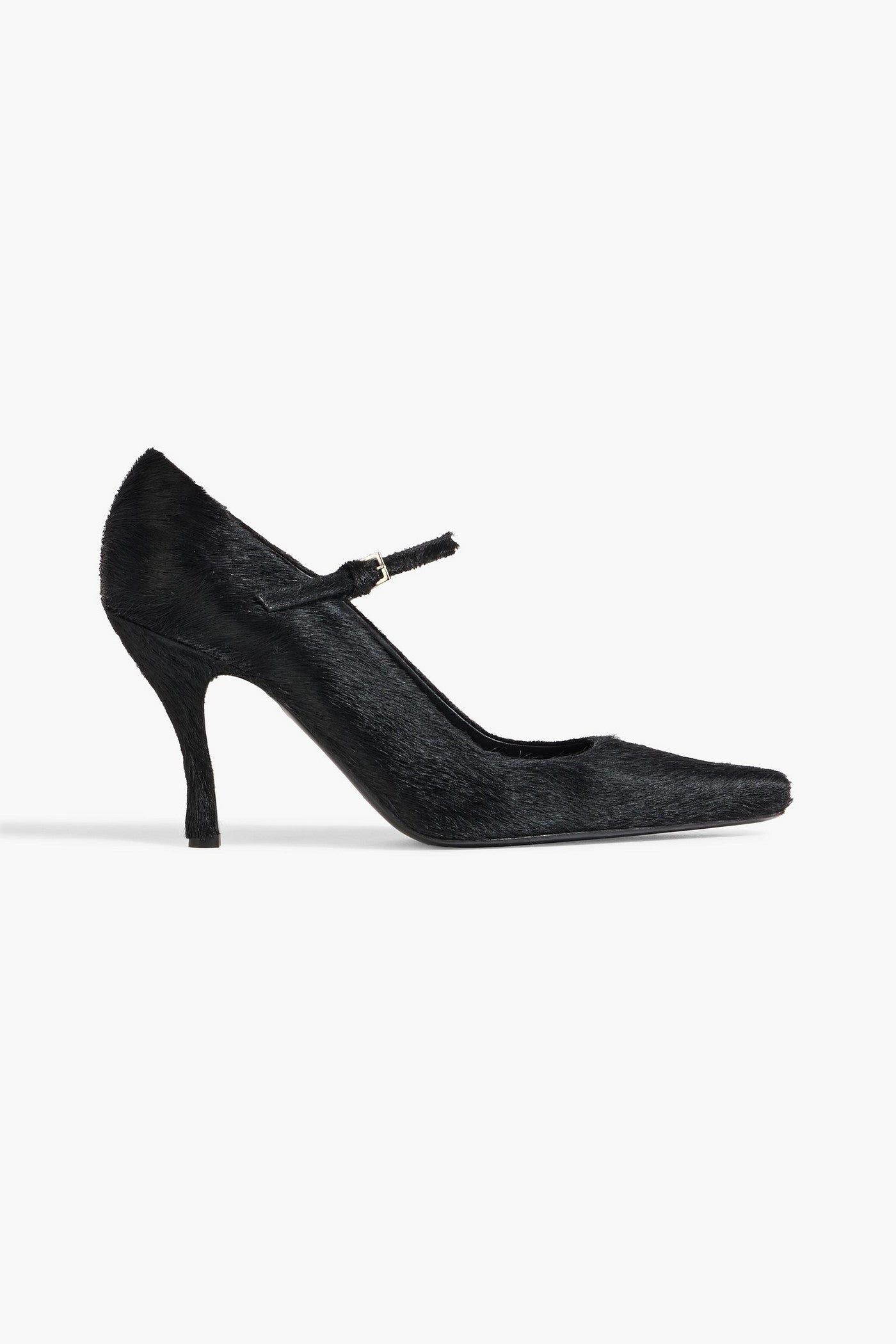 Loulou De Saison Kabel Calf Hair Mary Jane Pumps Black Women's