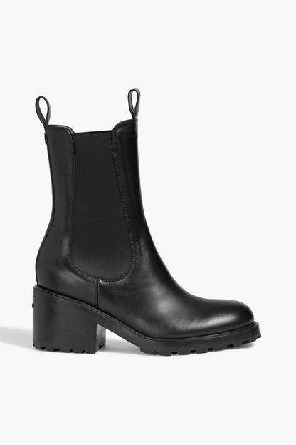 Bally Groanne Leather Chelsea Boots Black Women's