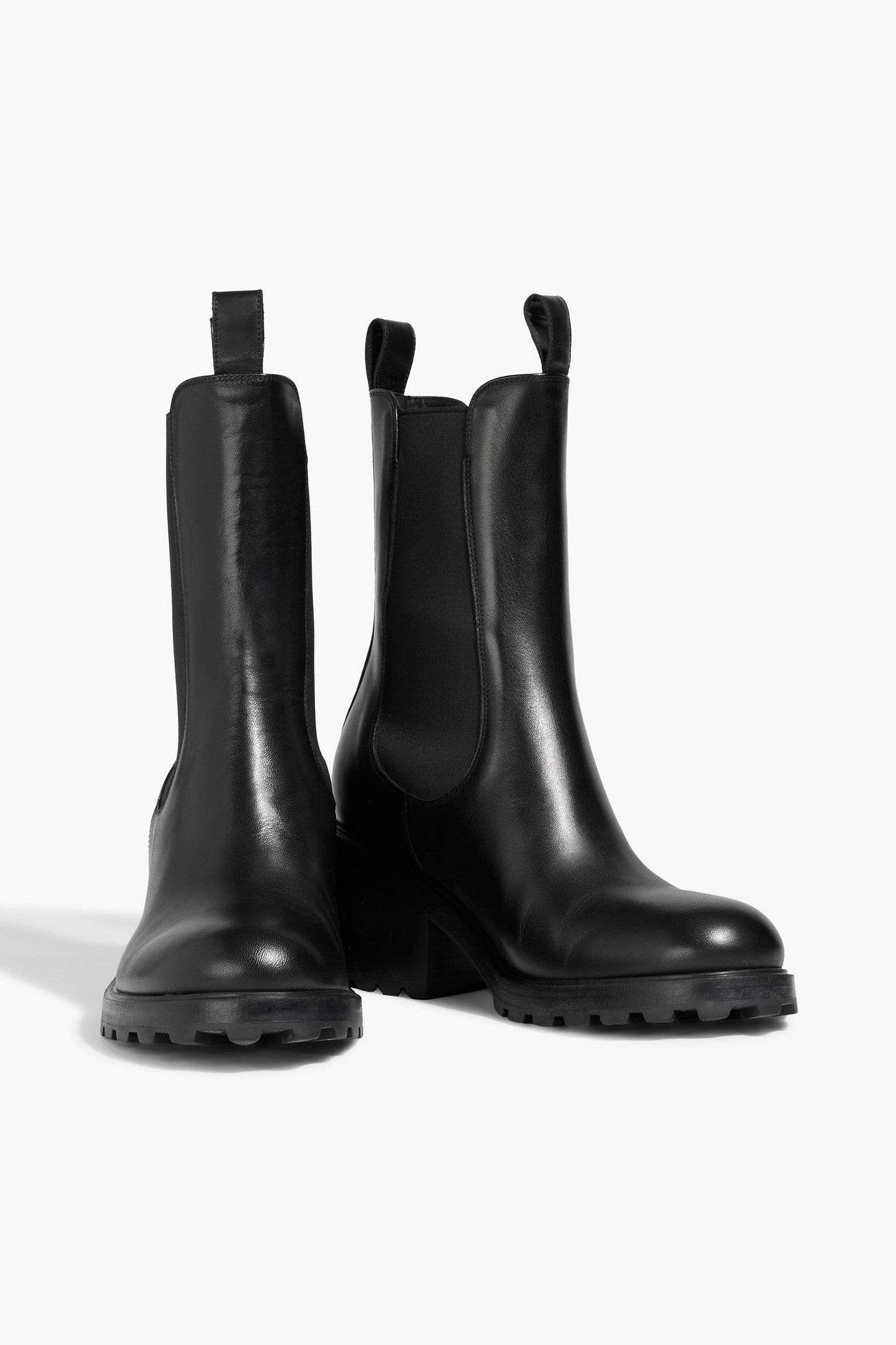 Bally Groanne Leather Chelsea Boots Black Women's