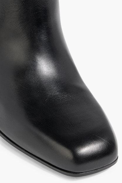 Bally Enilda 75 Leather Knee Boots Black Women's
