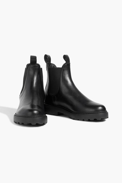 Bally Grever Leather Chelsea Boots Black Women's
