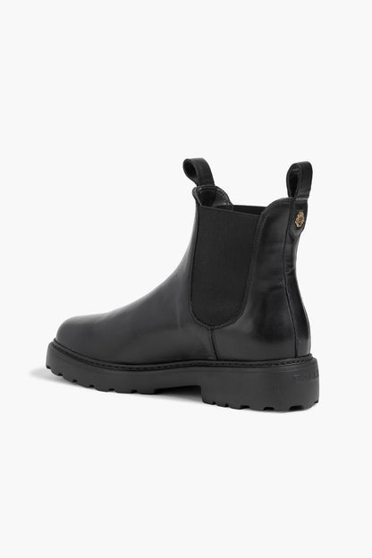 Bally Grever Leather Chelsea Boots Black Women's