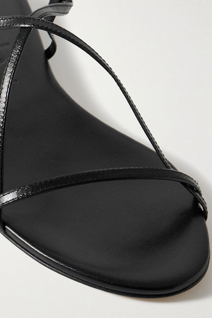 Aeyde Penny Leather Sandals Black Women's