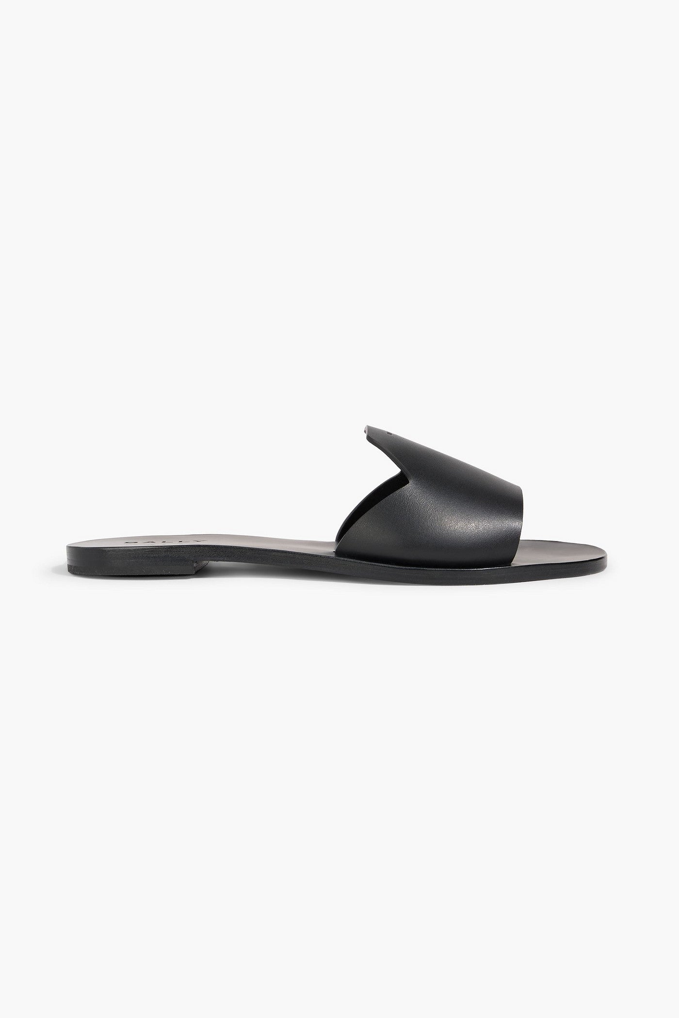 Bally Positano Leather Slides Black Women's