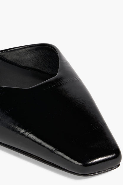 Loulou De Saison Hyde Patent-Leather Slingback Pumps Black Women's