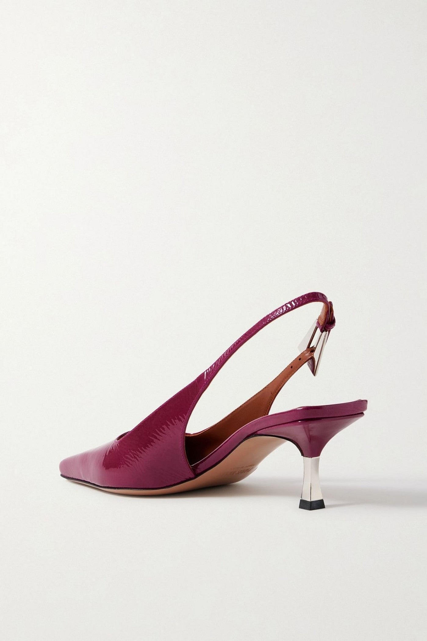 Paris Texas Bettina Patent-Leather Slingback Pumps Grape Women's