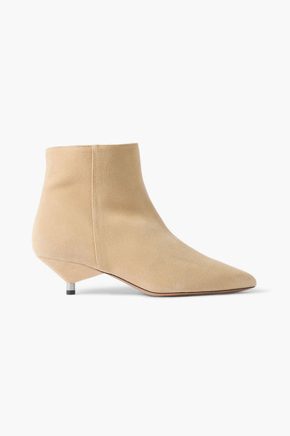 Isabel Marant Eana Suede Ankle Boots Beige Women's