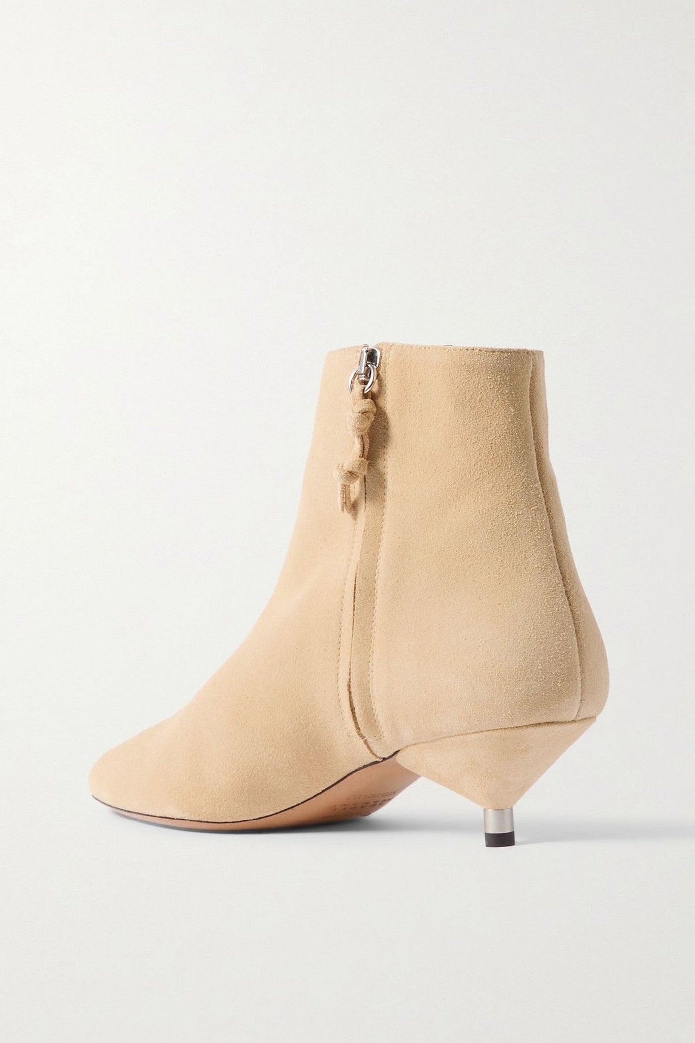 Isabel Marant Eana Suede Ankle Boots Beige Women's