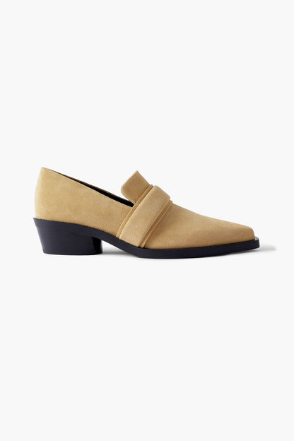 Proenza Schouler Bronco Suede Loafers Sand Women's