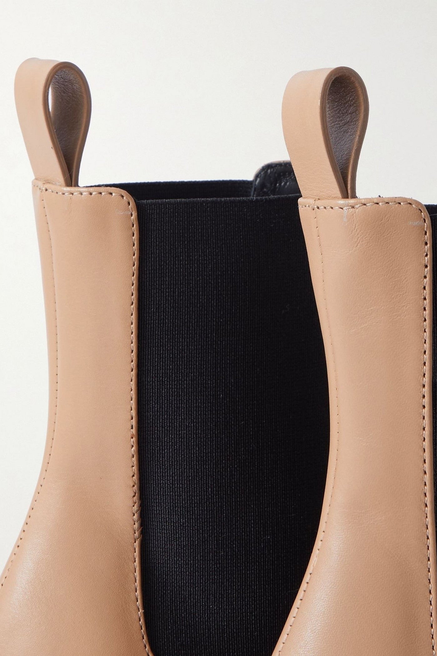 Proenza Schouler Bronco Leather Chelsea Boots Neutral Women's