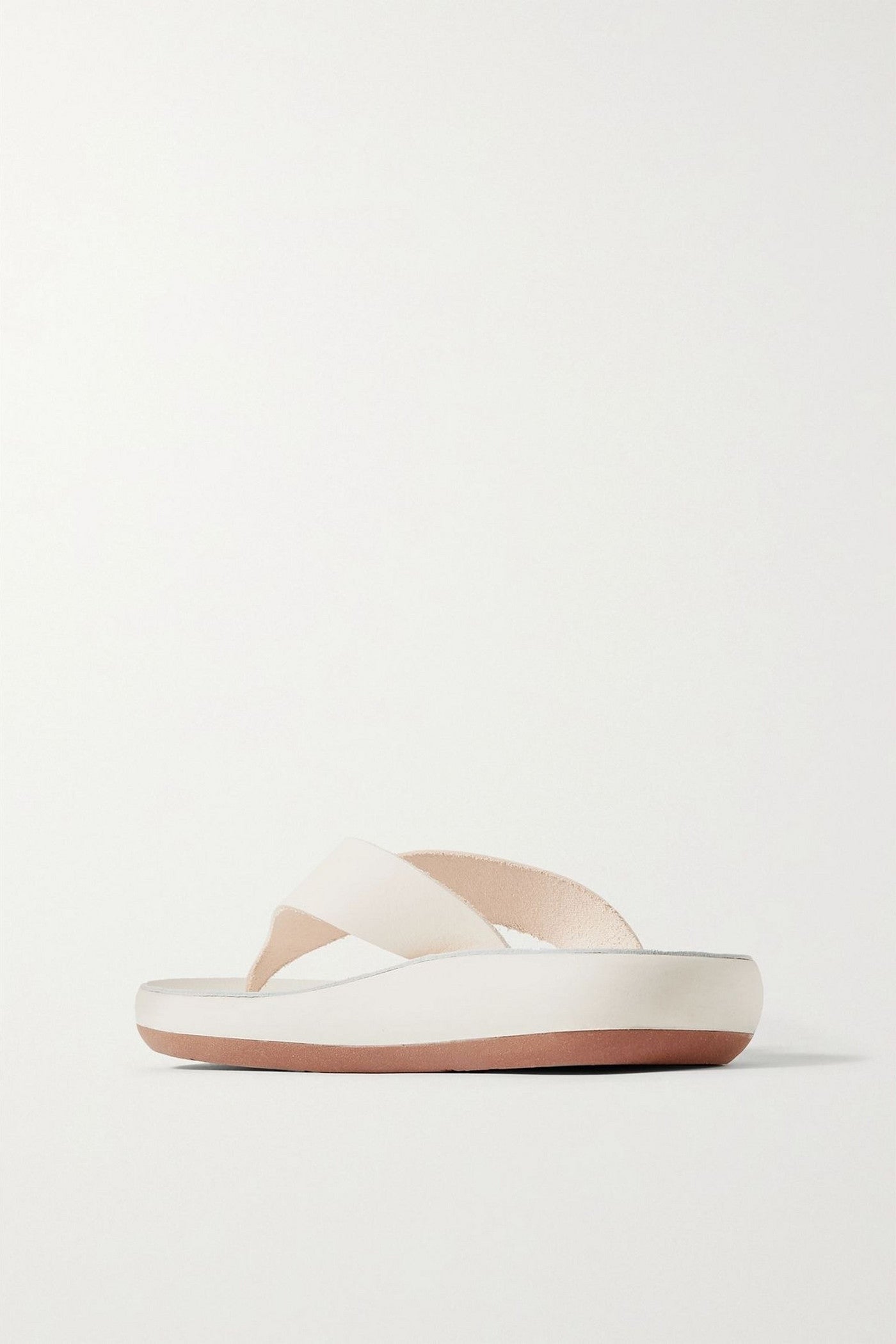 Ancient Greek Sandals Charys Leather Sandals Ivory Women's
