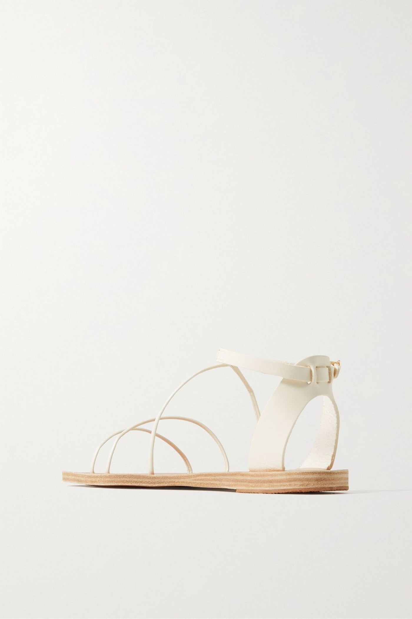 Ancient Greek Sandals Meloivia Leather Sandals Ivory Women's