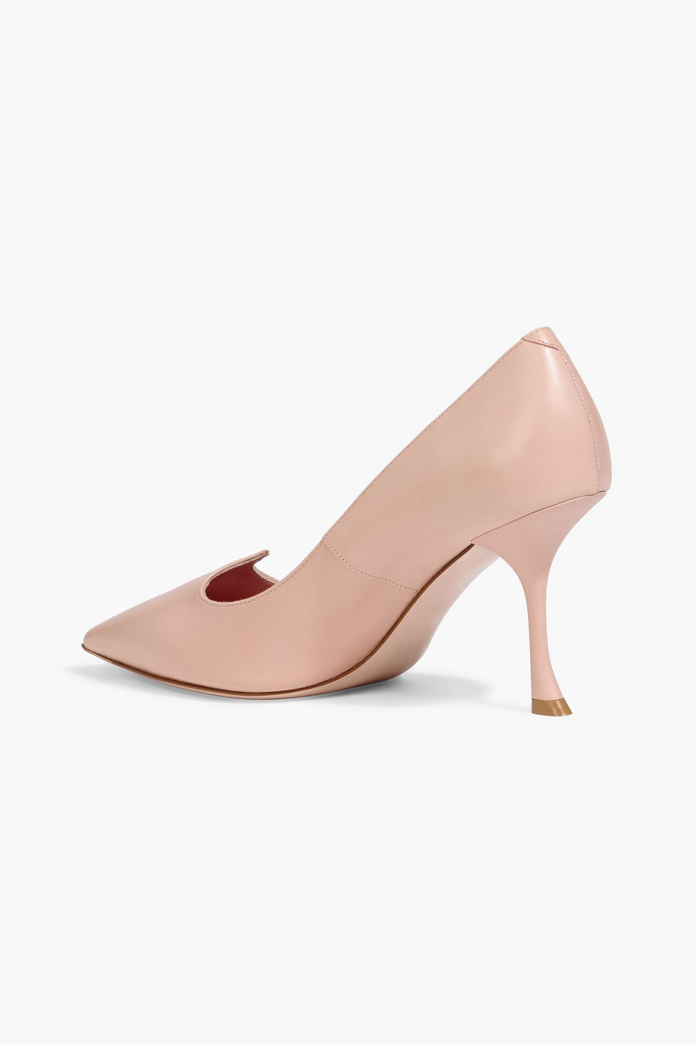 Roger Vivier I Love Vivier 85 Leather Pumps Blush Women's