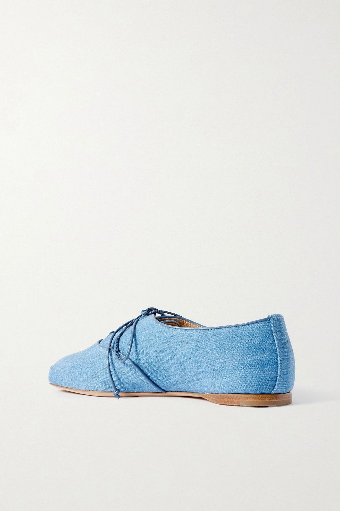 Gabriela Hearst Maya Denim Brogues Light Denim Women's