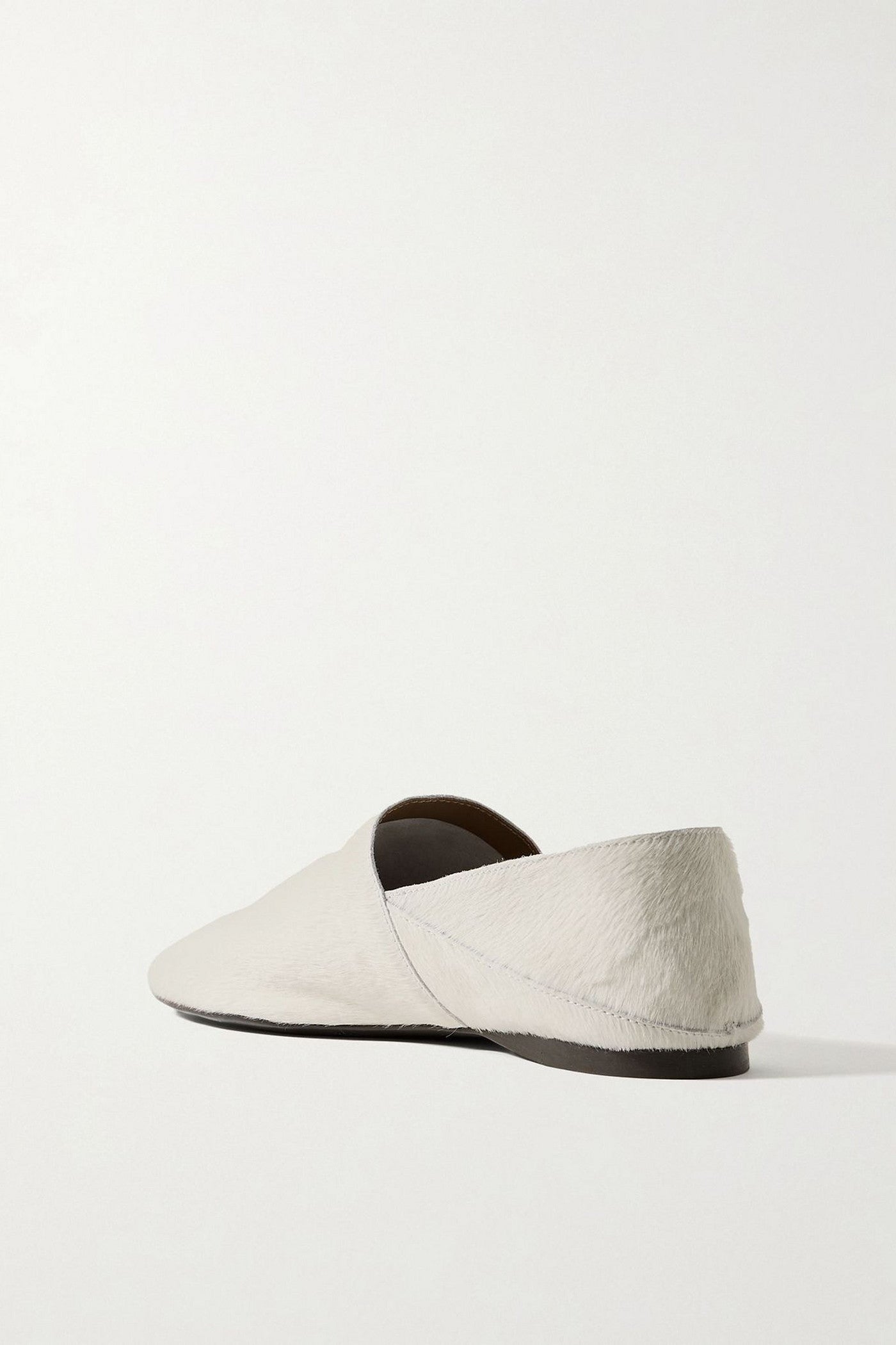Tove Pascale Calf Hair Slippers Off-White Women's