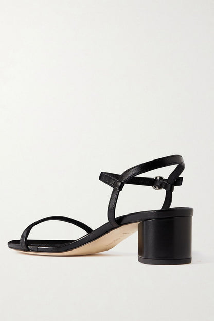 Aeyde Immi Leather Sandals Black Women's