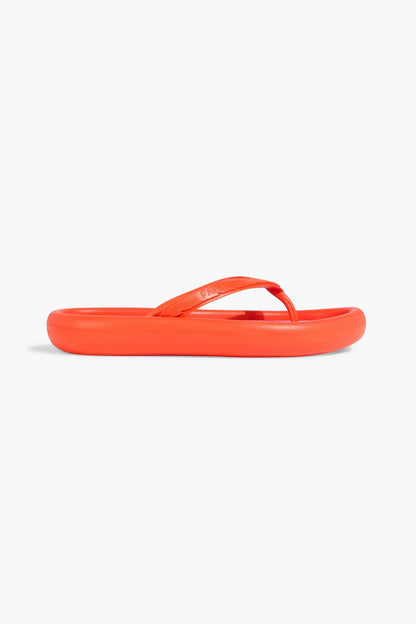 Farm Rio Canoe Rubber Flip Flops Orange Women's