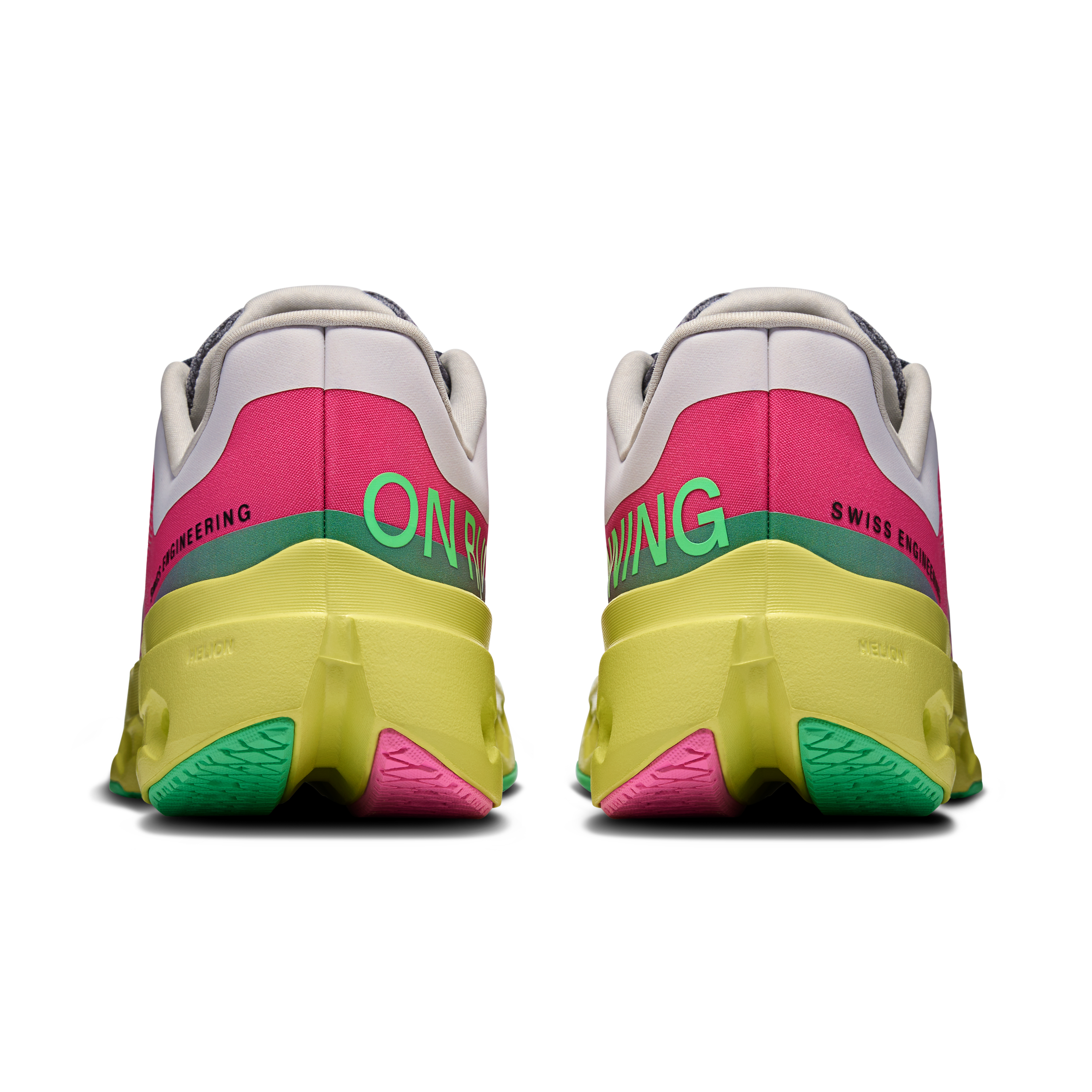 on running cloudsurfer next pink limelight (women's)