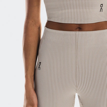 On All-Day Ribbed Pants Desert | White (Women'S)