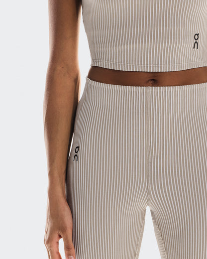 On All-Day Ribbed Pants Desert | White (Women'S)