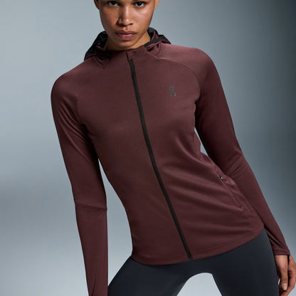 On Climate Zip Hoodie Mulberry (Women'S)