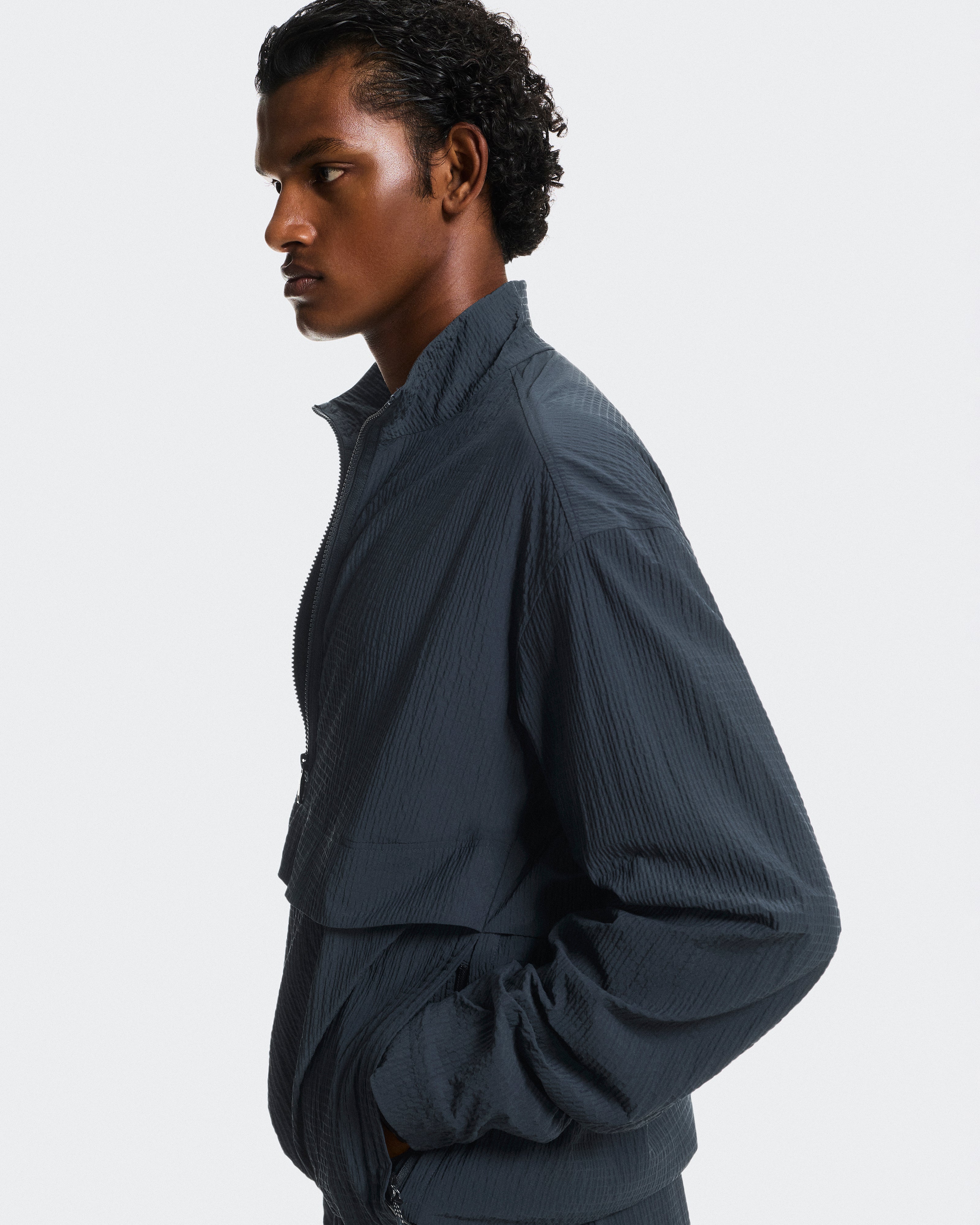 On Courtside 1/2 Zip Eaze Midnight