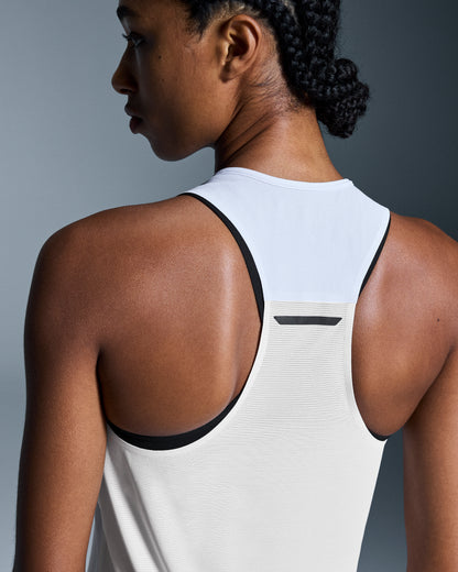 On Performance Tank White | Silver (Women'S)