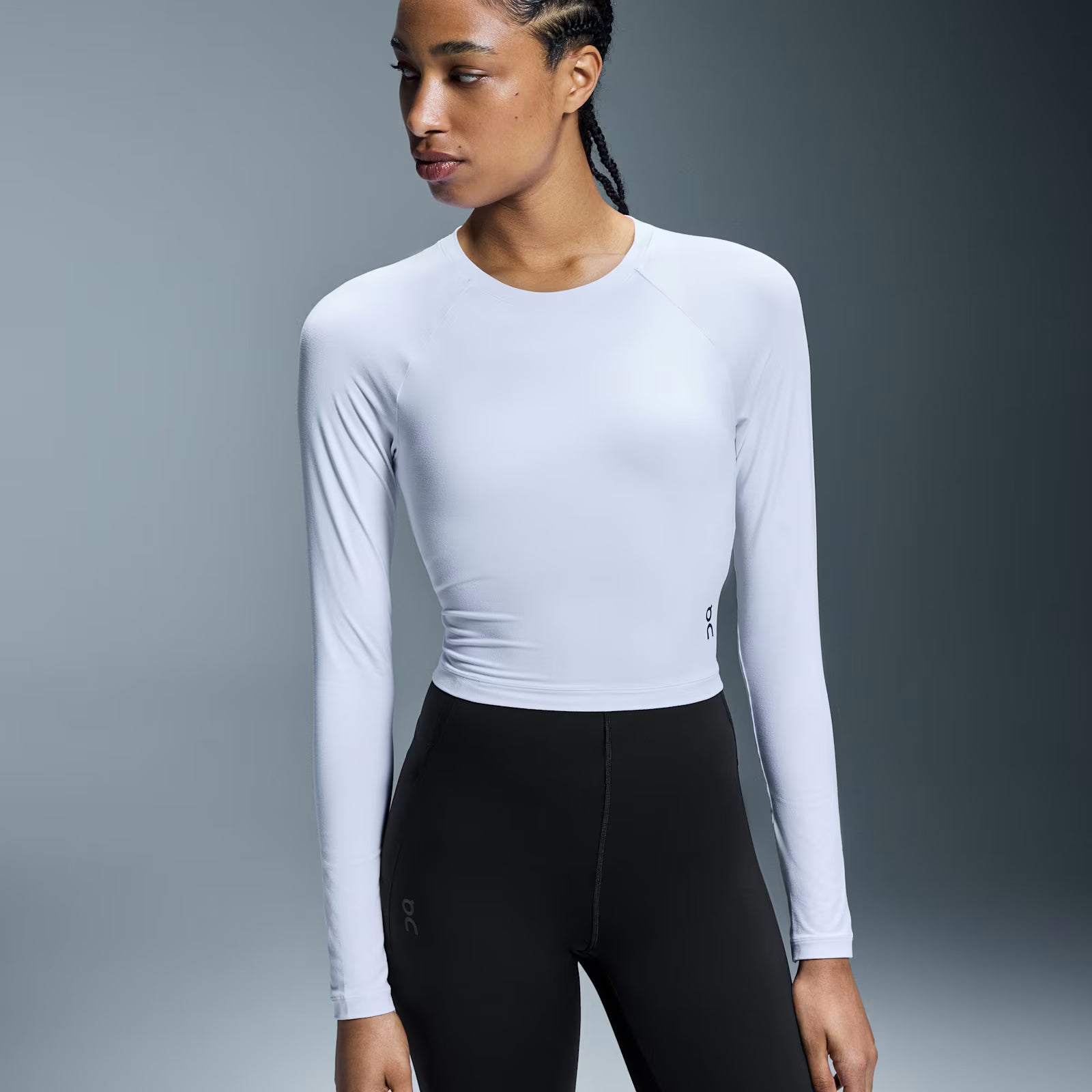 On Movement Long-T Crop White (Women'S)