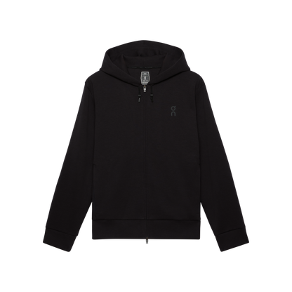 On Focus Tech Zip Hoodie Black