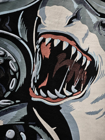 BLACK OCTOPUS X SHARK T-SHIRT