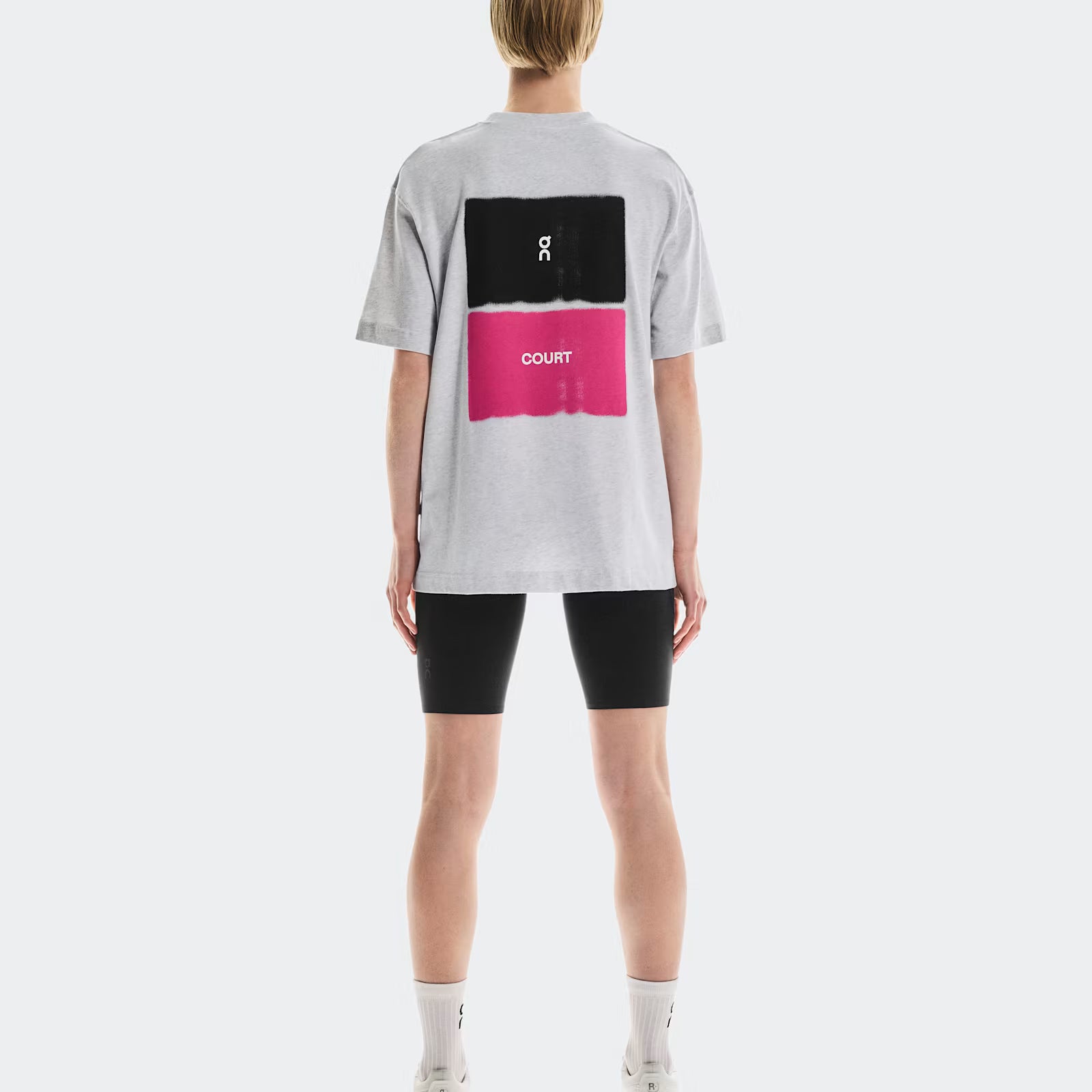 On Club-T Court Heather Gray | Pink (Women'S)