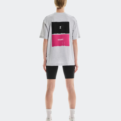 On Club-T Court Heather Gray | Pink (Women'S)