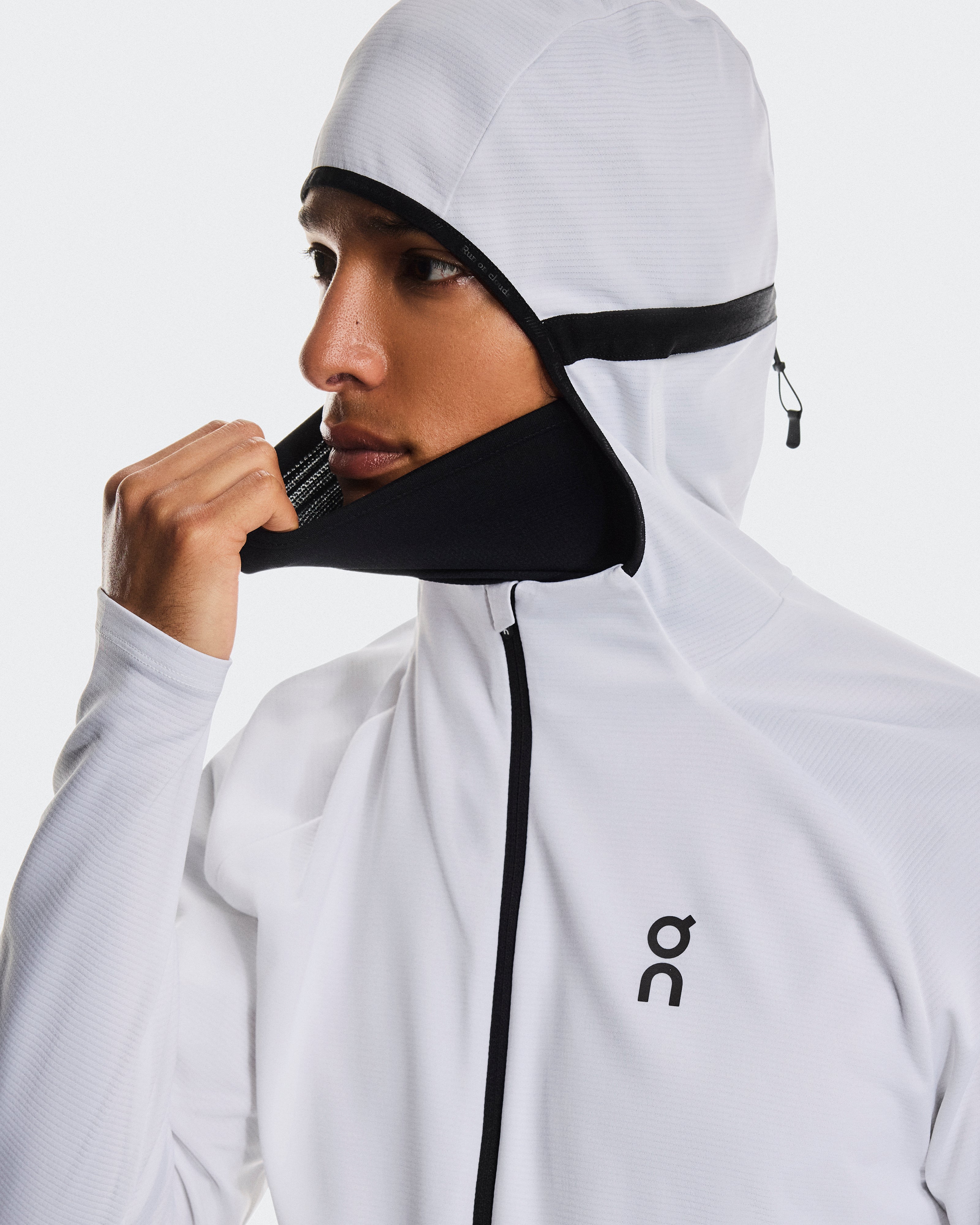 On Climate Zip Hoodie White
