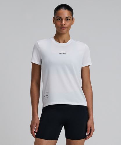 Bandit Womens Micromesh Run Tee White