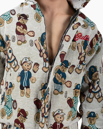 TEDDY JACQUARD JACKET