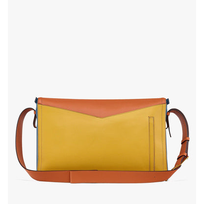 MCM Diamant 3D Shoulder Bag in Suede and Calf Leather