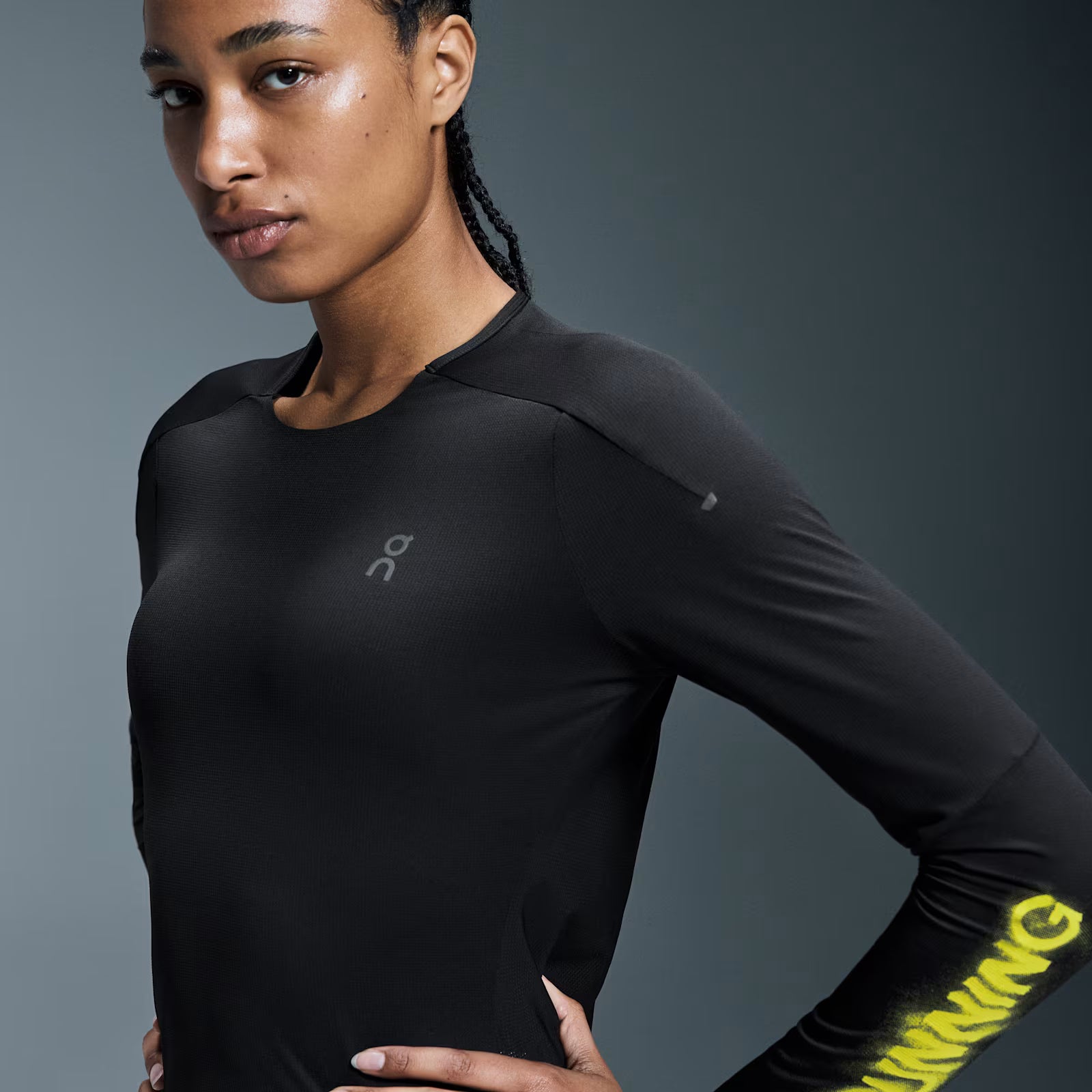On Performance Long-T Lumos Black (Women'S)